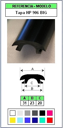 Tapa de Protección HP906-RIG (Color Estándar) 